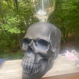 Bella Luxx Skull Lamp with bulb BLACK ONLY available